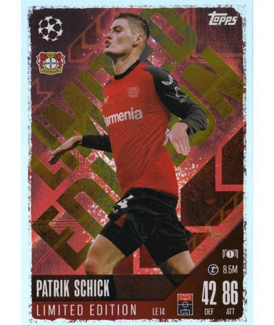 Topps Match Attax Champions League 2024/2025 Limited Edition Patrik Schick (Bayer 04 Leverkusen)
